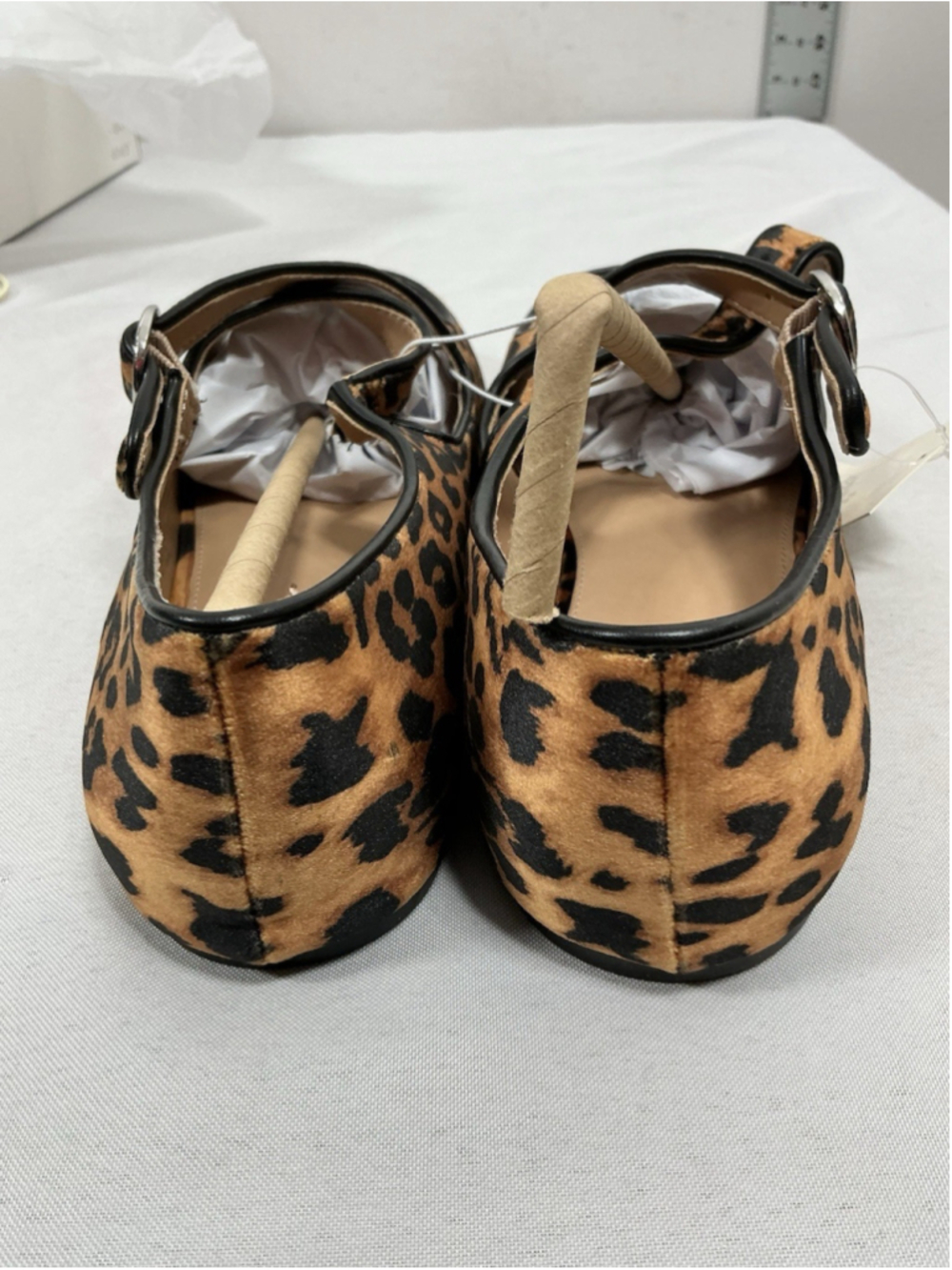 Womans New In Box A New Day Tamsin Leopard Print Mary Jane Flats 8 - Picture 4 of 7